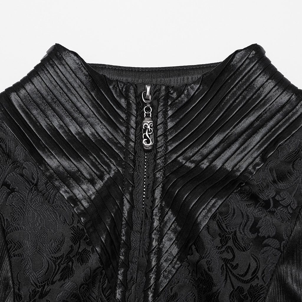 Women's Gothic Flared Sleeved Witch Dress with Hood - Image 6