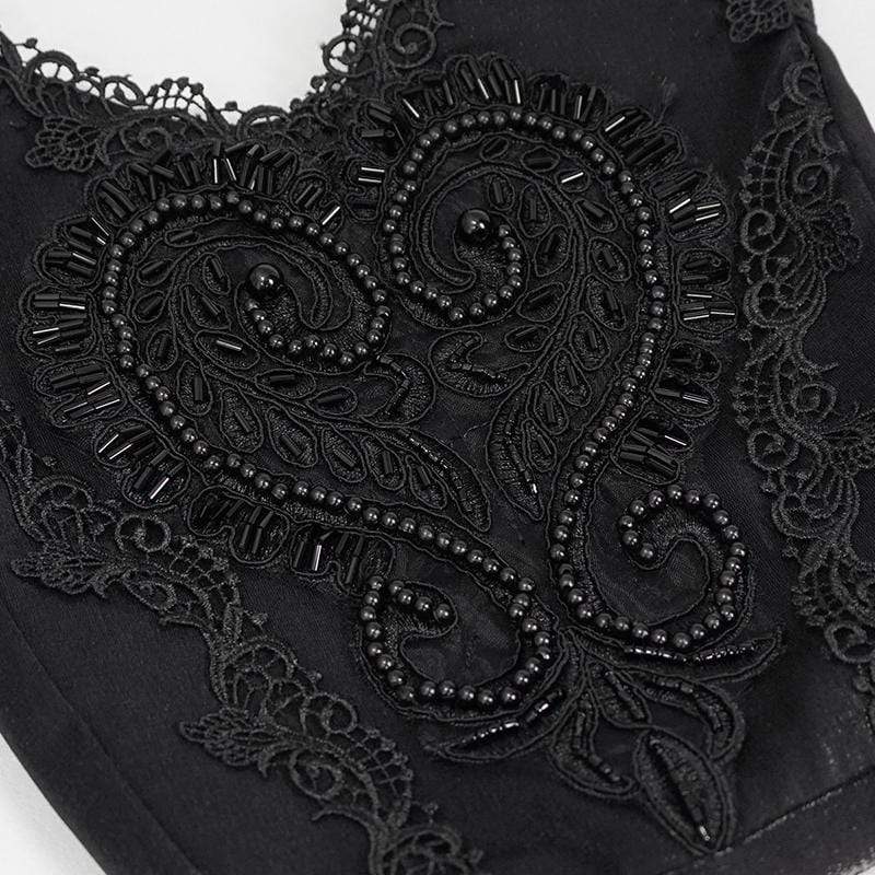 Women's Gothic Floral Bucket Bag - Image 9