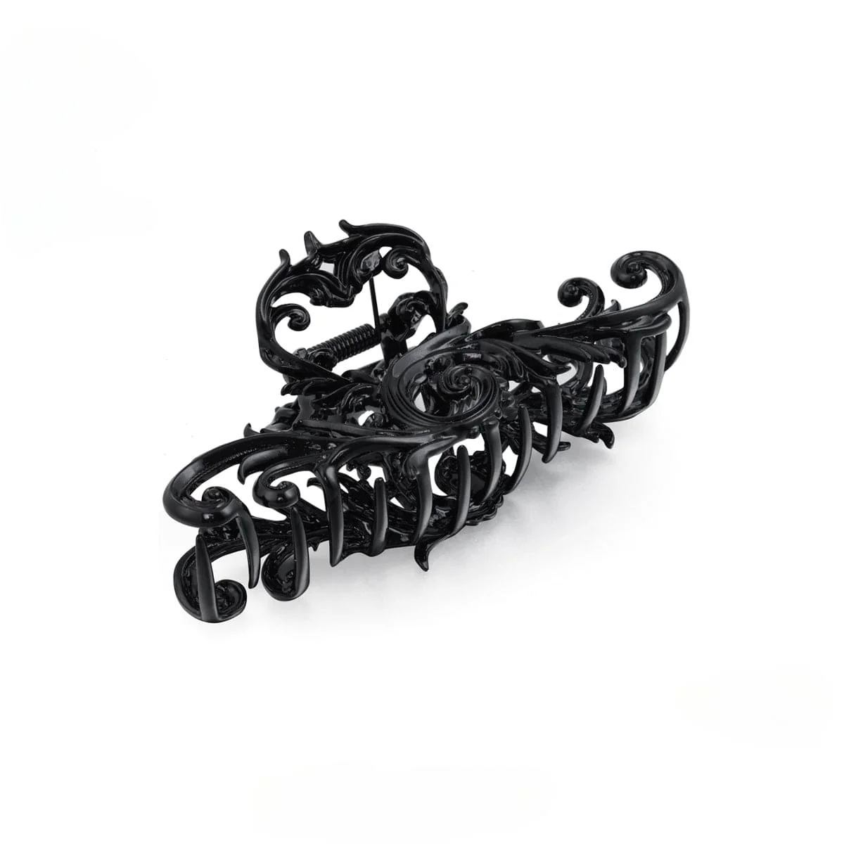 Women's Gothic Floral Carved Shark Hair Clip - Image 5