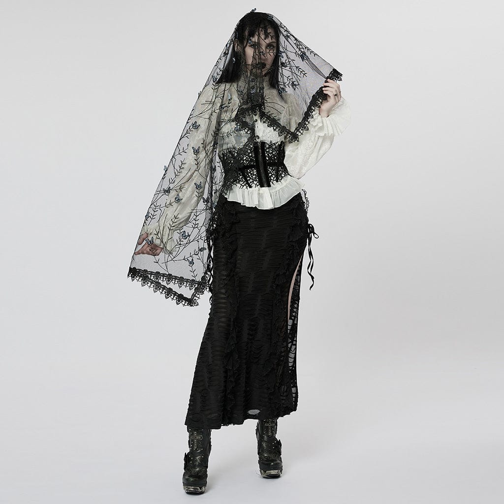 Women's Gothic Floral Headwear - Image 4