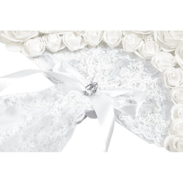 Women's Gothic Floral Pearl-embellished Lace Fan - Image 13