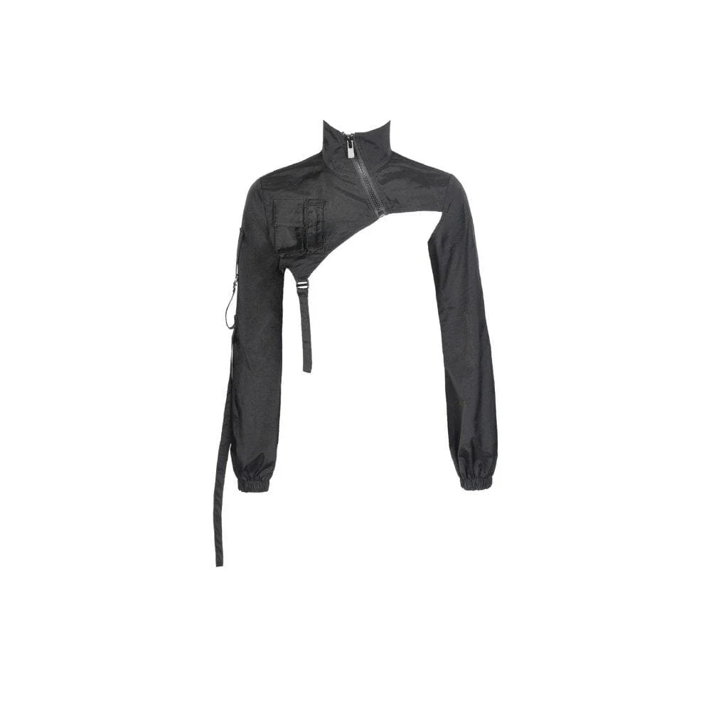 Women's Gothic Front Zip Short Capes - Image 5