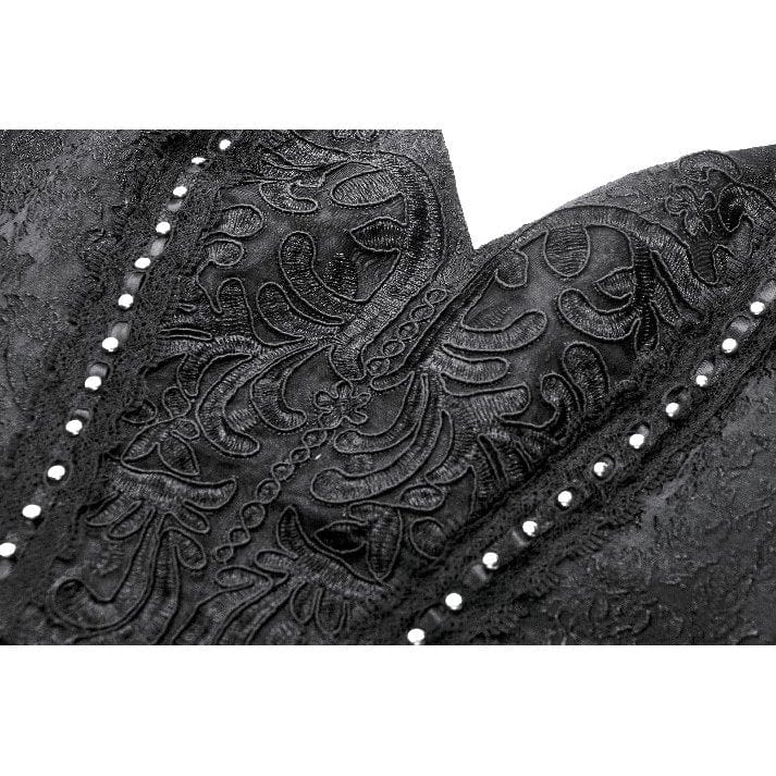 Women's Gothic Halterneck Lace Party Dress Graduation Dress - Image 18