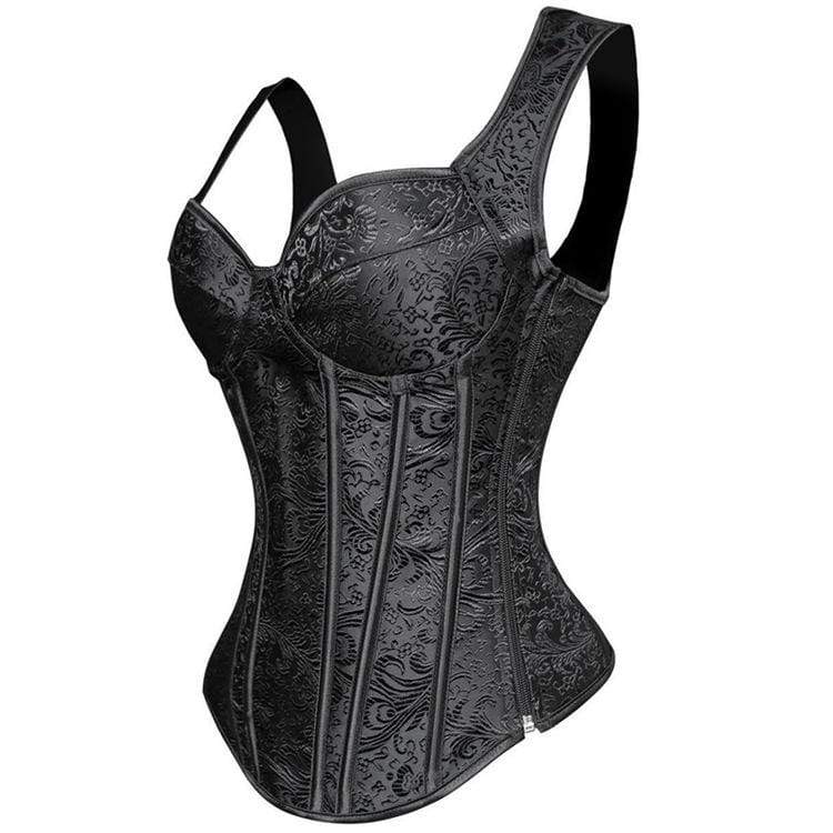 Women's Gothic Jacquard Overbust Corsets - Image 3