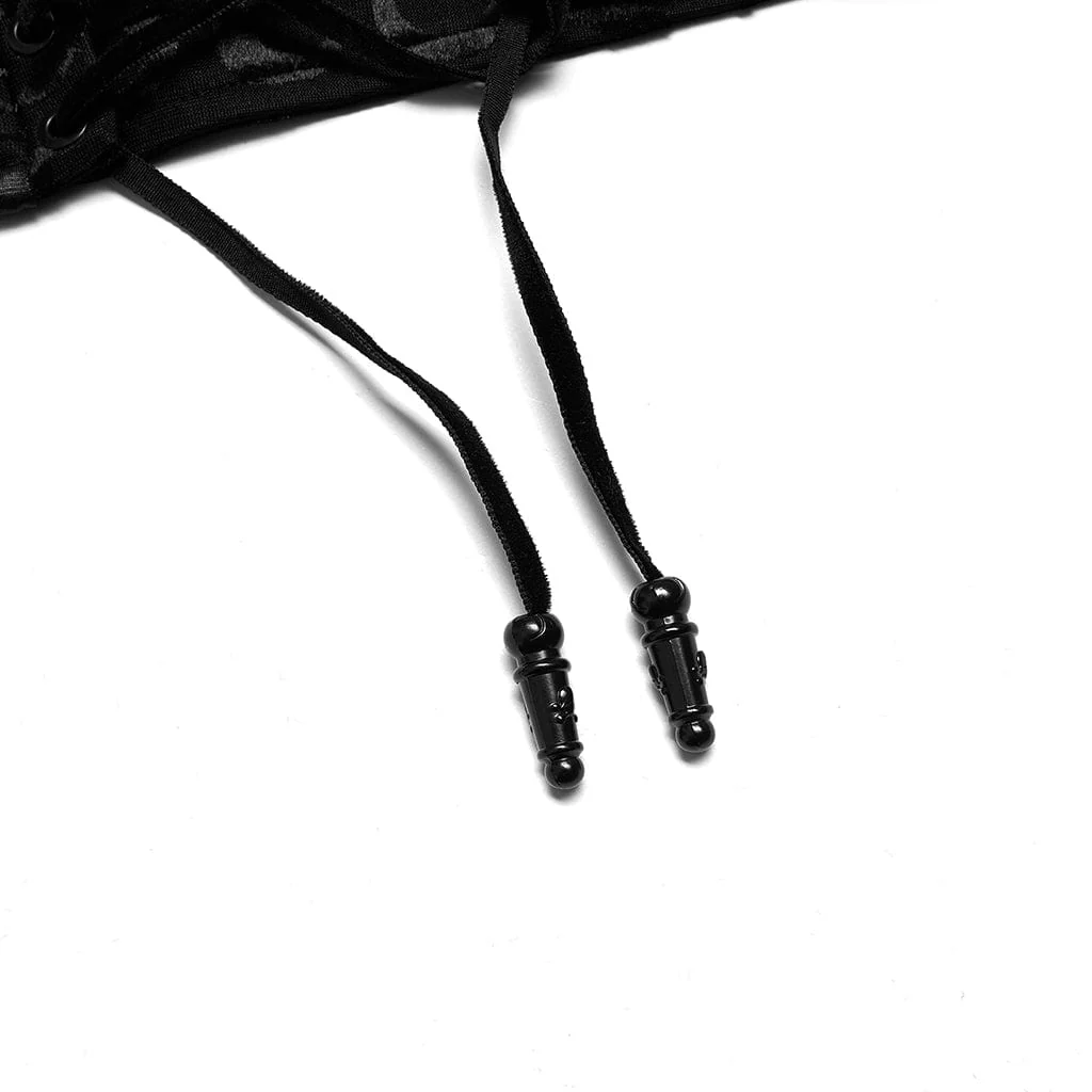 Women's Gothic Jacquard Underbust Corset - Image 9
