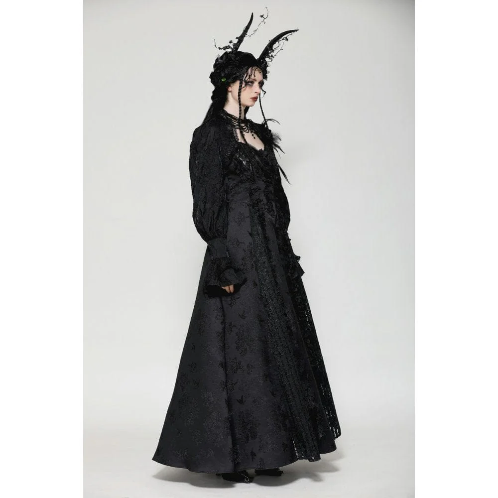 Women's Gothic Lace Bubble-Sleeved Cape - Image 10