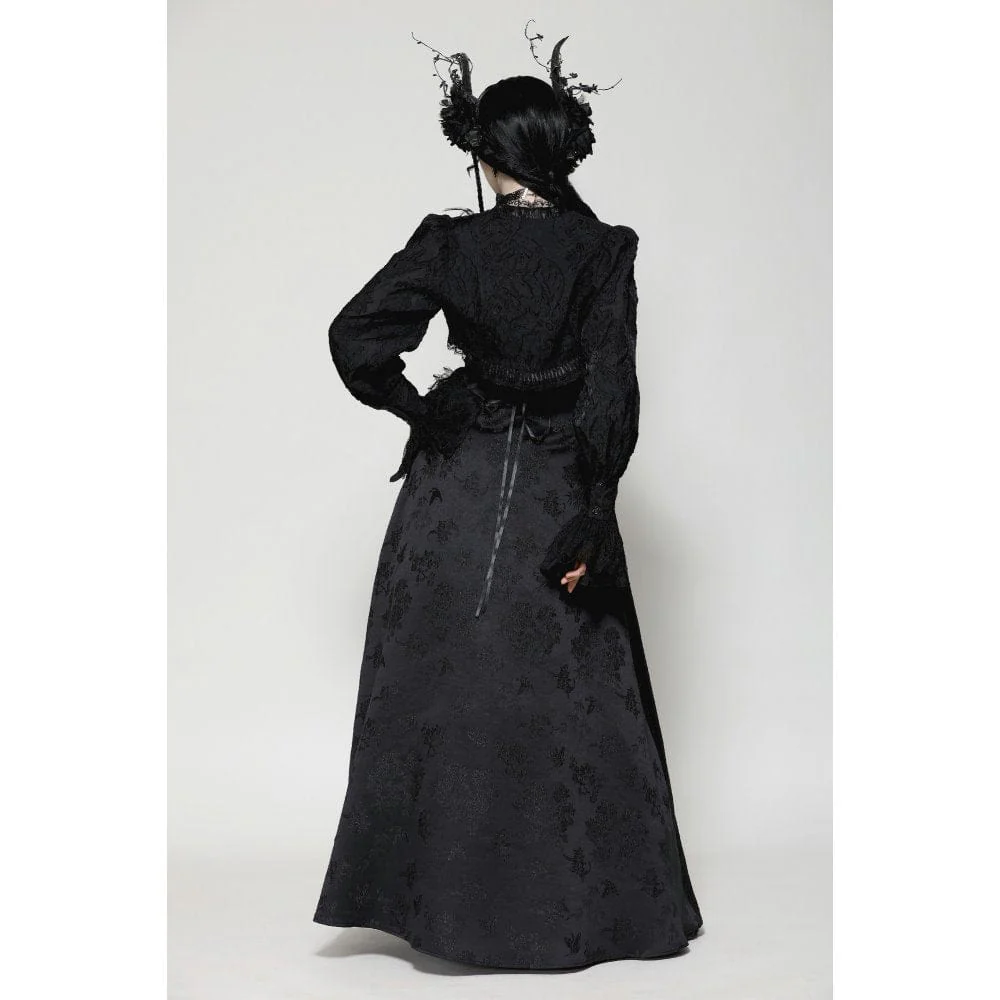Women's Gothic Lace Bubble-Sleeved Cape - Image 11