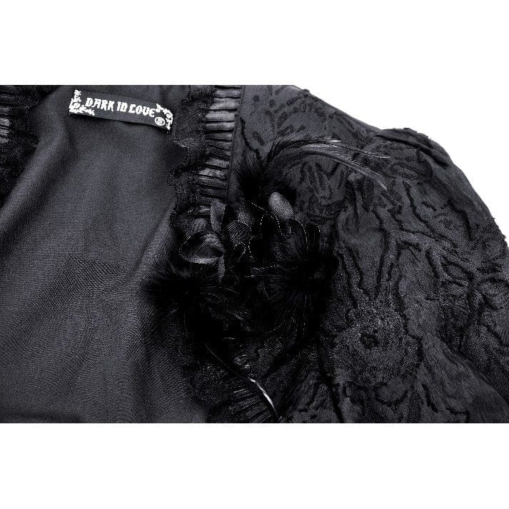 Women's Gothic Lace Bubble-Sleeved Cape - Image 12