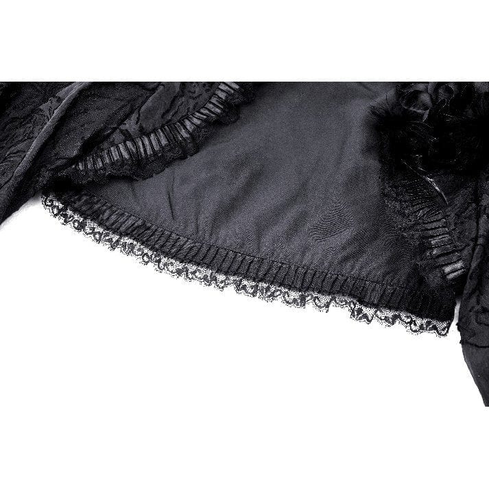 Women's Gothic Lace Bubble-Sleeved Cape - Image 16