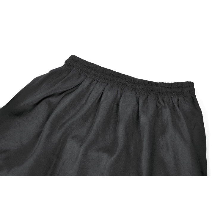 Women's Gothic Lace Ruched Ruffled Maxi Skirt Black-Red - Image 13