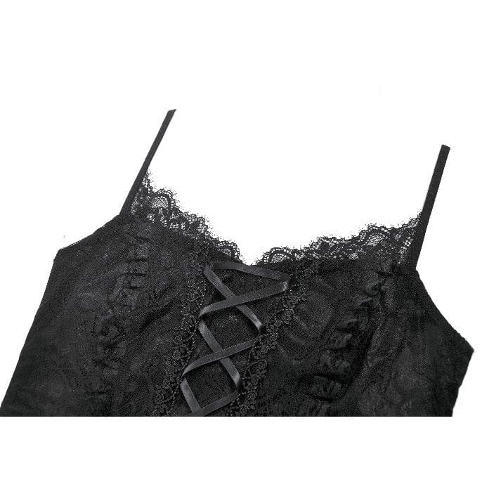 Women's Gothic Lace-up Pleated Bustier - Image 10