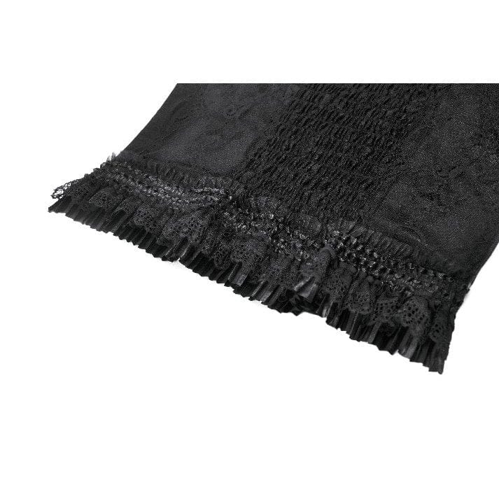 Women's Gothic Lace-up Pleated Bustier - Image 13