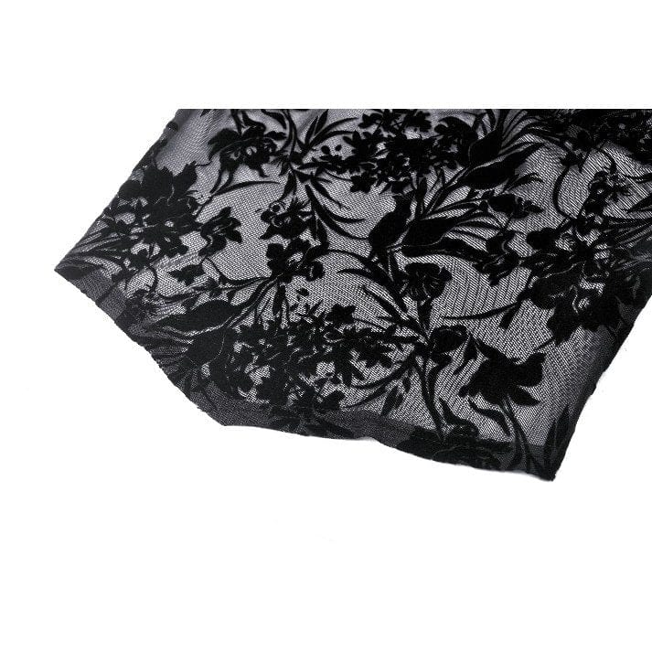 Women's Gothic Layered Ruffled Lace Shirt - Image 19