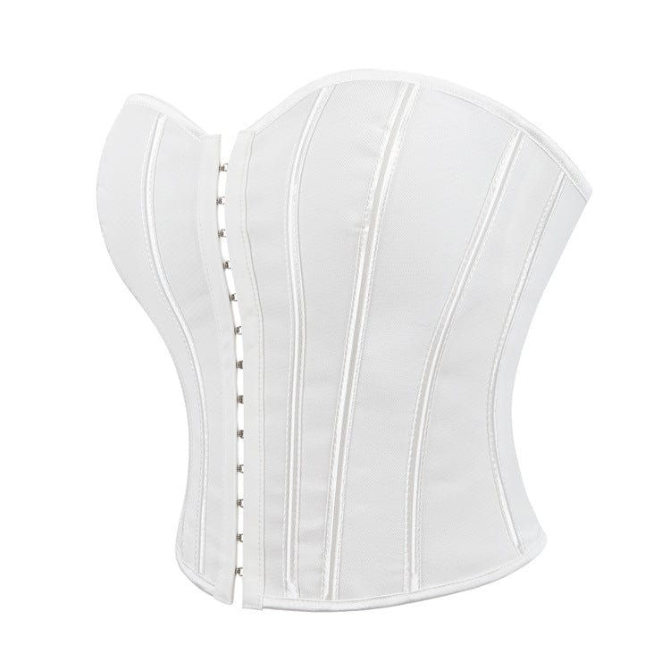 Women's Gothic Leopard Printed Boned Overbust Corset - Image 6