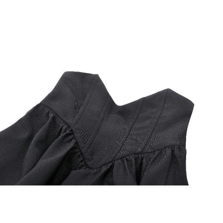 Women's Gothic Lolita Batwing High-waisted Short Skirt - Image 12