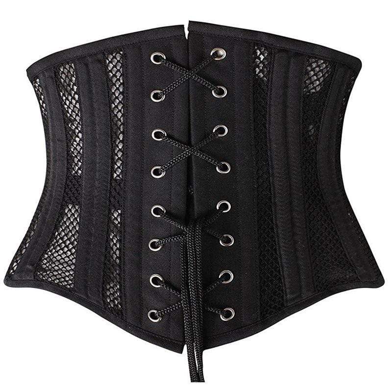Women's Gothic Mesh Underbust Corsets - Image 3