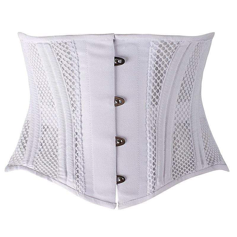 Women's Gothic Mesh Underbust Corsets - Image 4