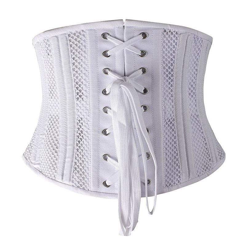 Women's Gothic Mesh Underbust Corsets - Image 5