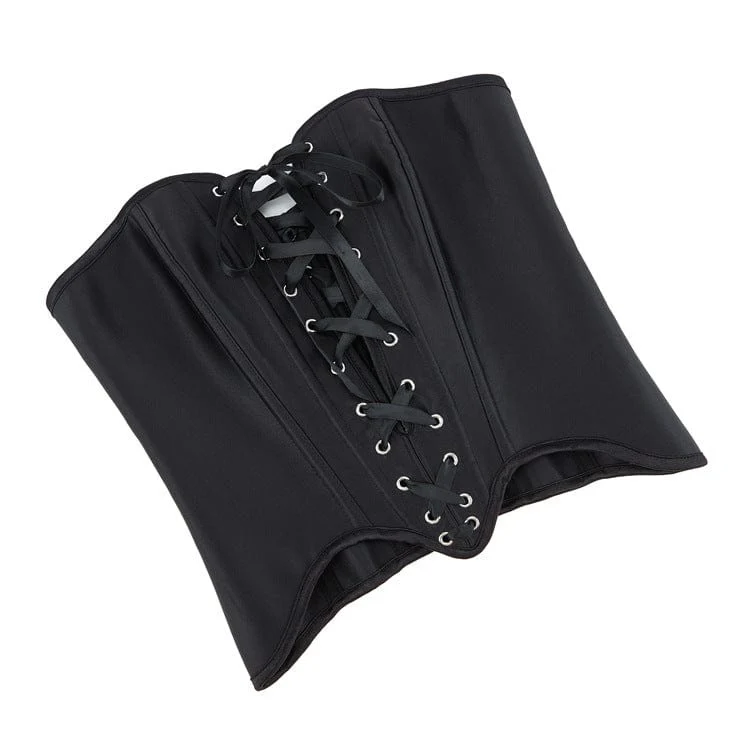 Women's Gothic Plunging Lace-up Overbust Corset - Image 4