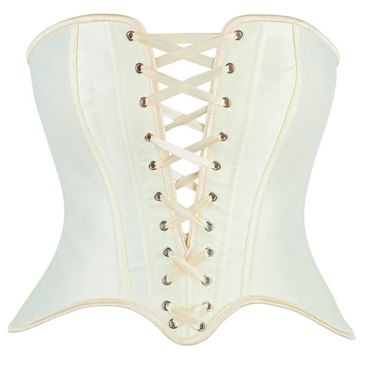 Women's Gothic Plunging Lace-up Overbust Corset - Image 5