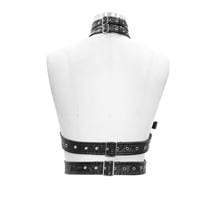 Women's Gothic Punk PU Leather Pocket Harness - Image 8