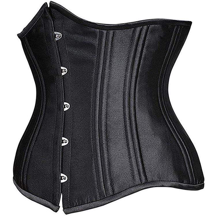 Women's Gothic Pure Color 24 Steel Boned Underbust Corsets - Image 2
