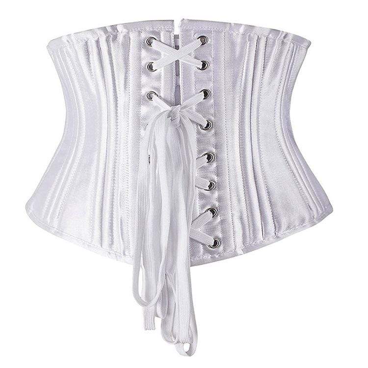 Women's Gothic Pure Color Underbust Corsets - Image 6