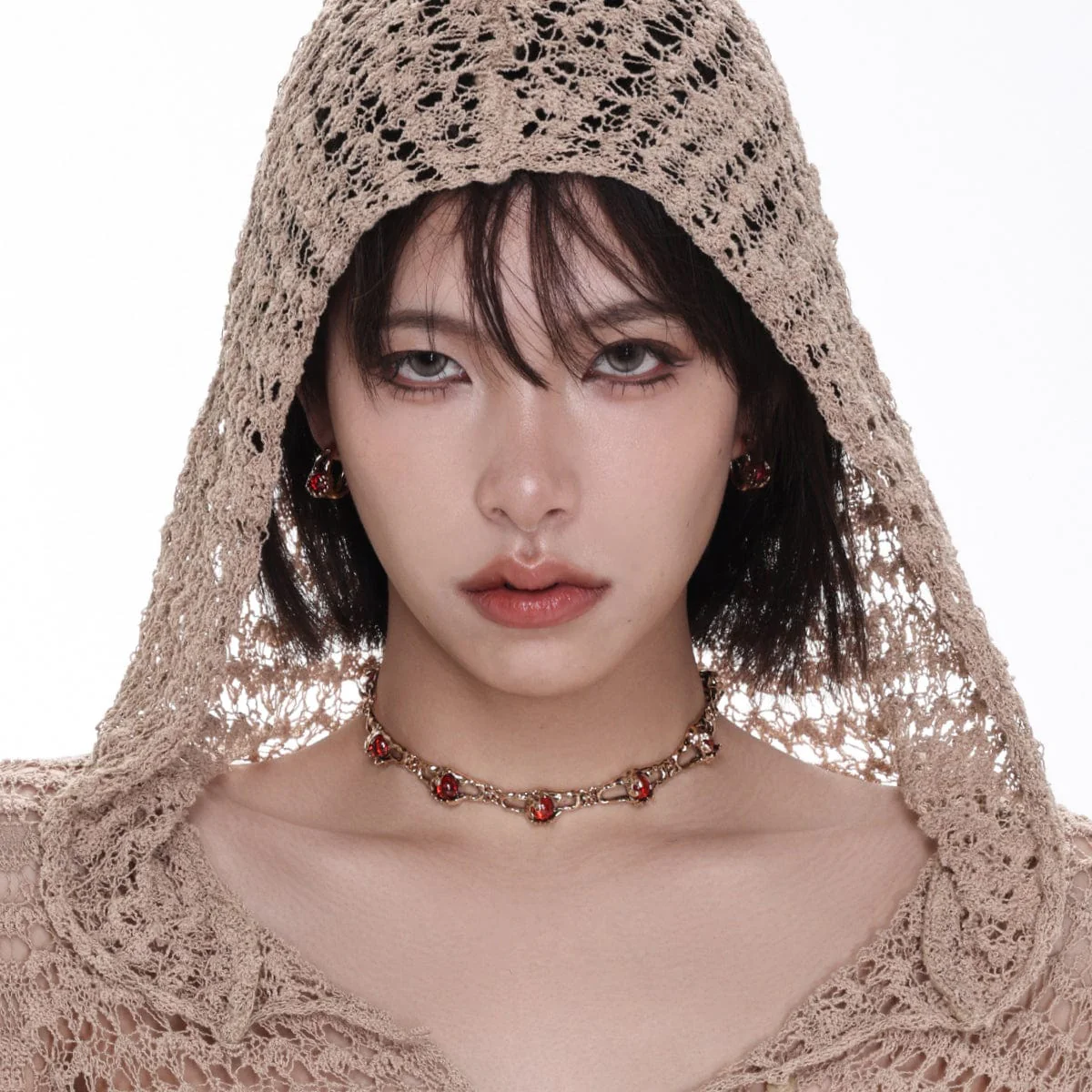 Women's Gothic Rhinestone Necklace - Image 6