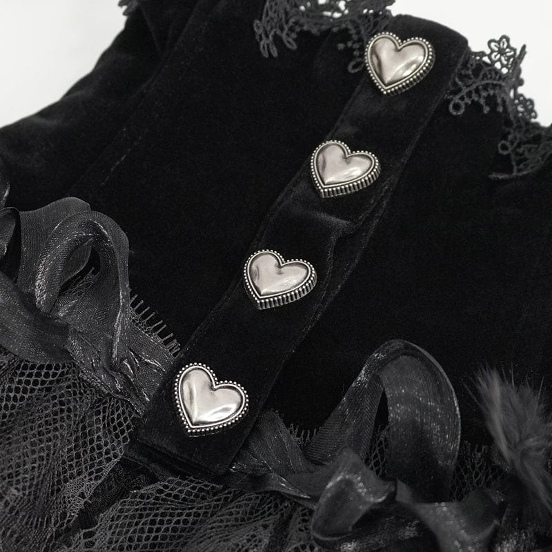 Women's Gothic Rose Lace Hem Neckwear - Image 10