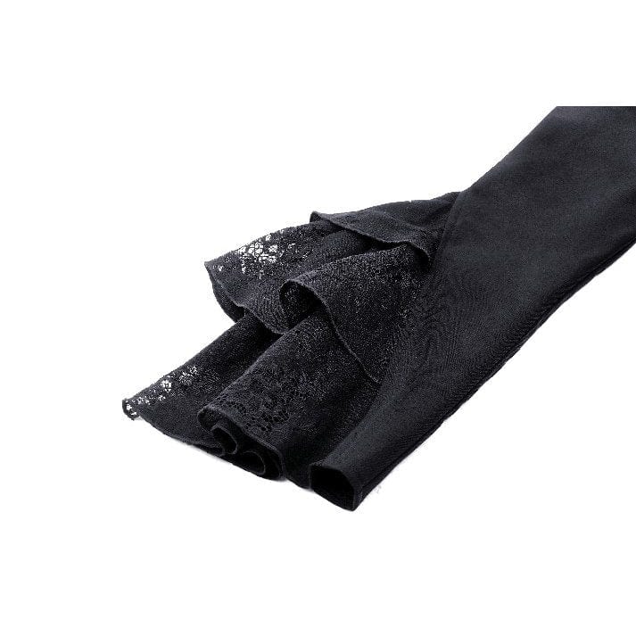 Women's Gothic Ruffled Layered Long Sleeved Shirt - Image 16