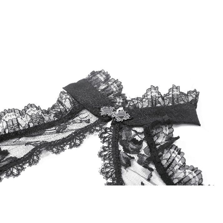 Women's Gothic Sheer Floral Lace Shrug - Image 16