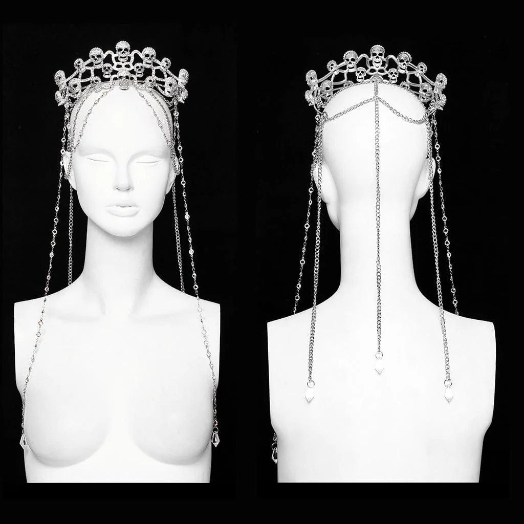 Women's Gothic Skull Crown - Image 9