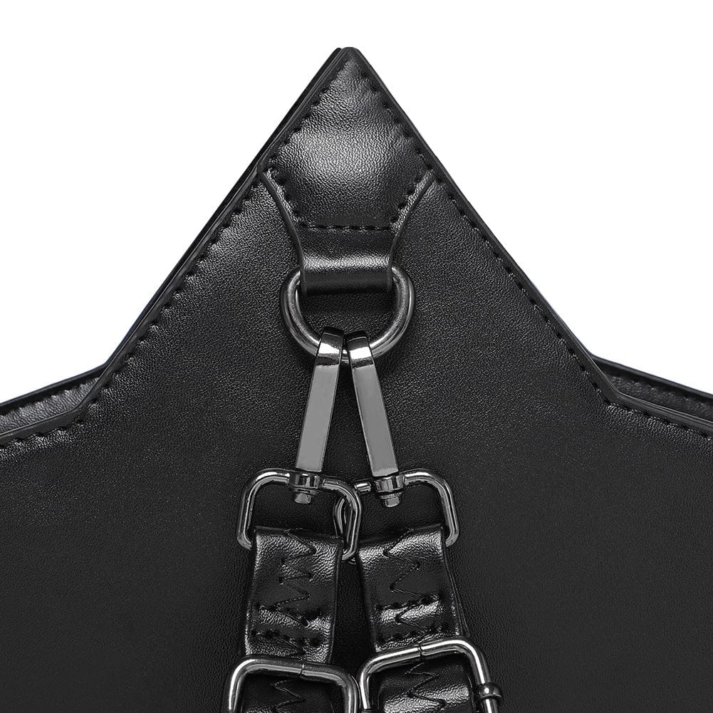 Women's Gothic Skull Rivet Pentacle Bag - Image 8