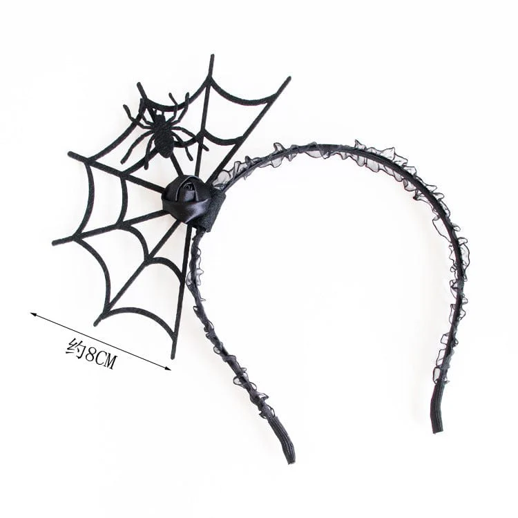 Women's Gothic Spider Web Headwear - Image 5