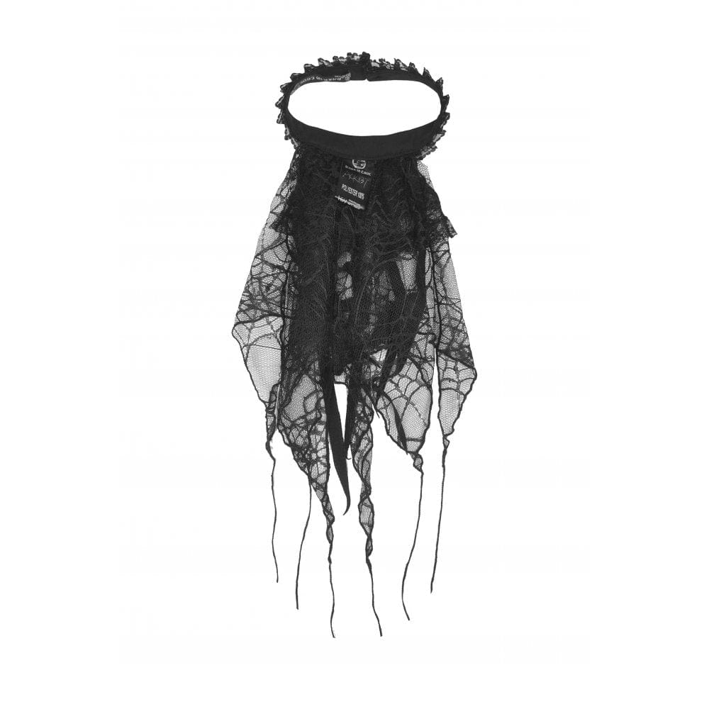 Women's Gothic Spider Web Lace Neckwear - Image 6