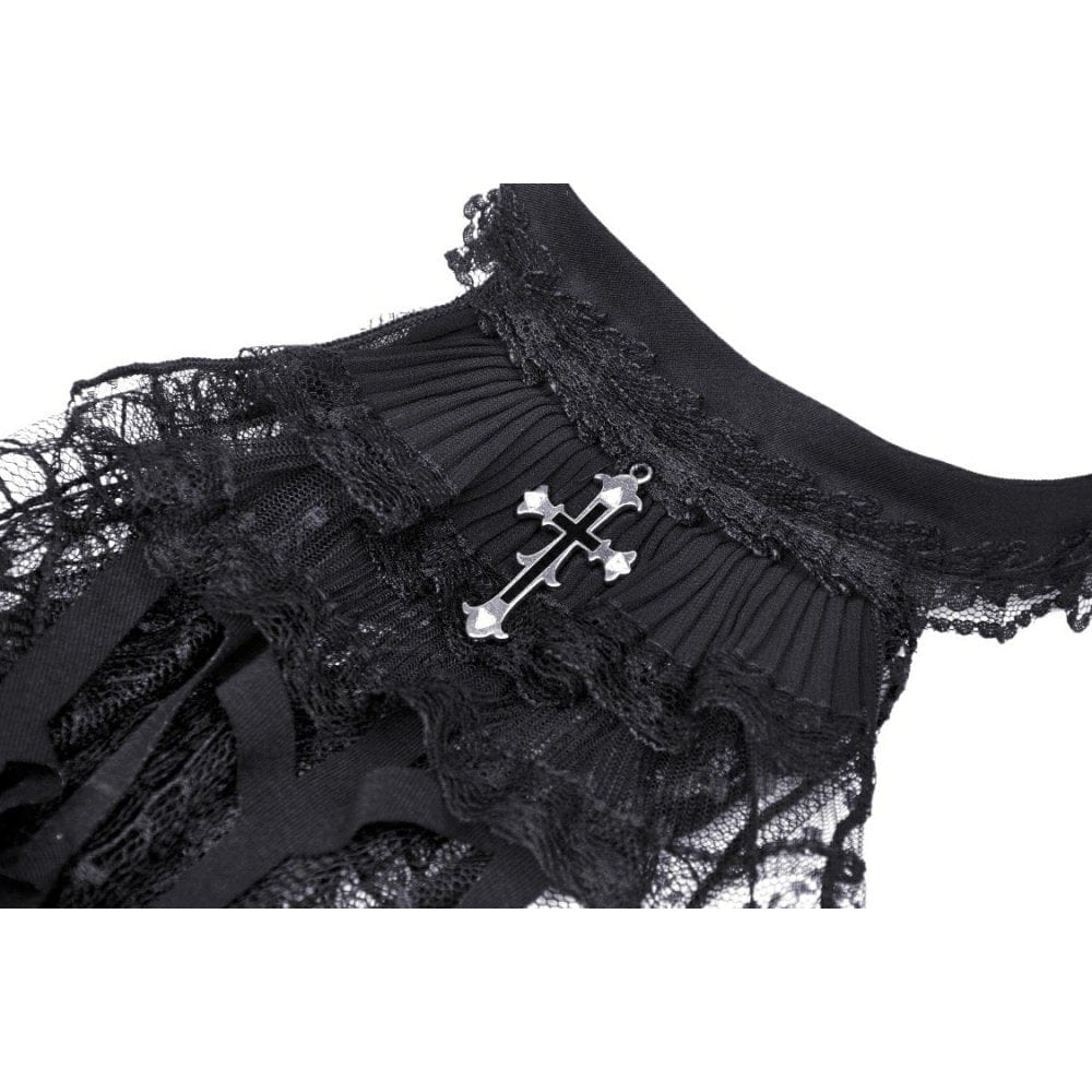 Women's Gothic Spider Web Lace Neckwear - Image 7