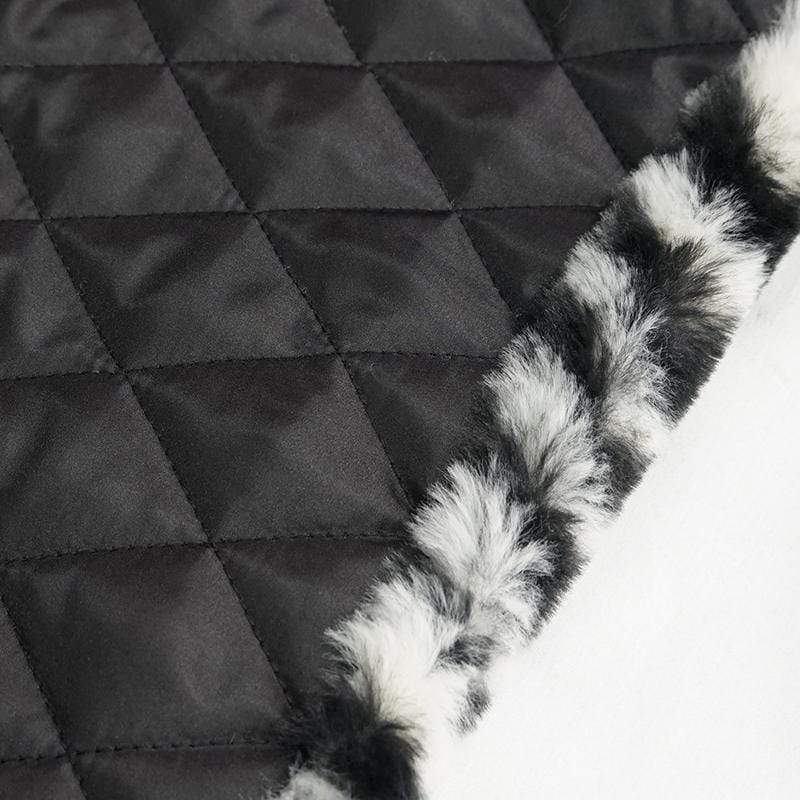 Women's Gothic Stand Collar Zebra-stripe Buckles Jacket - Image 9