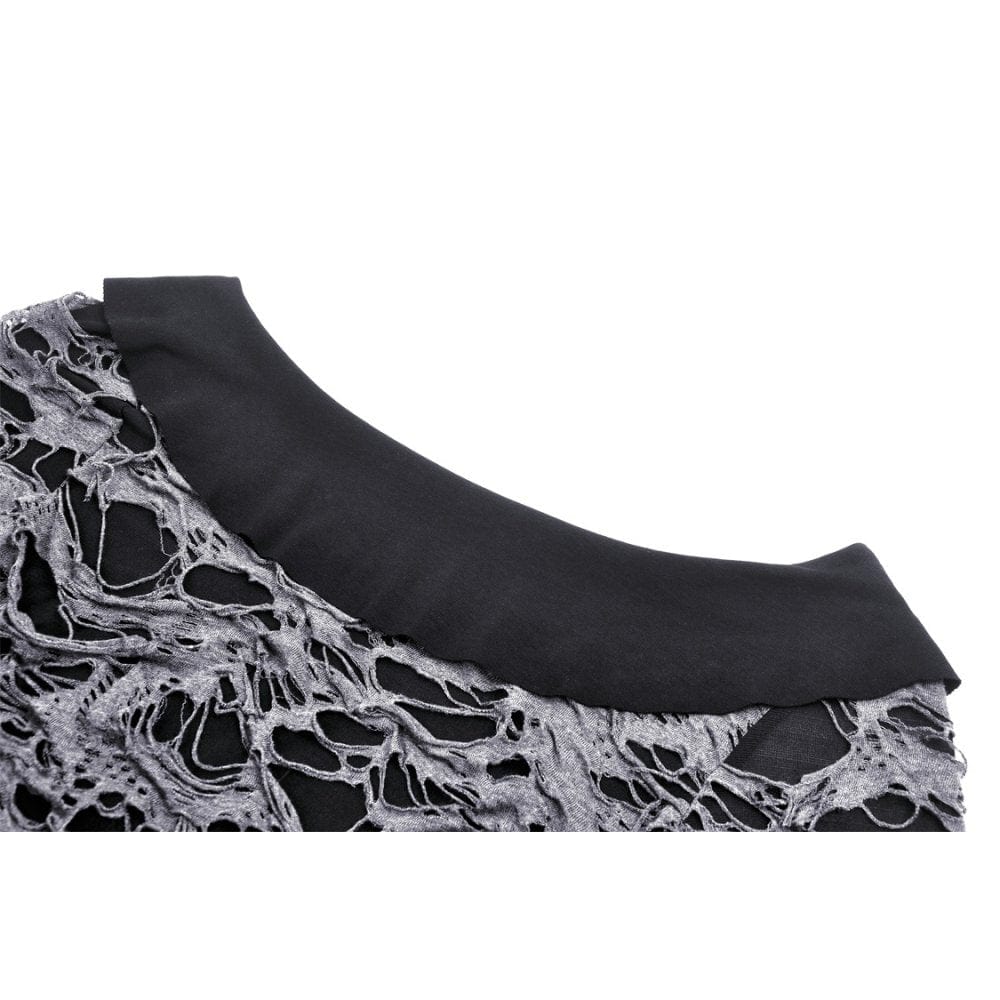 Women's Gothic Strappy Ripped Cardigan - Image 12