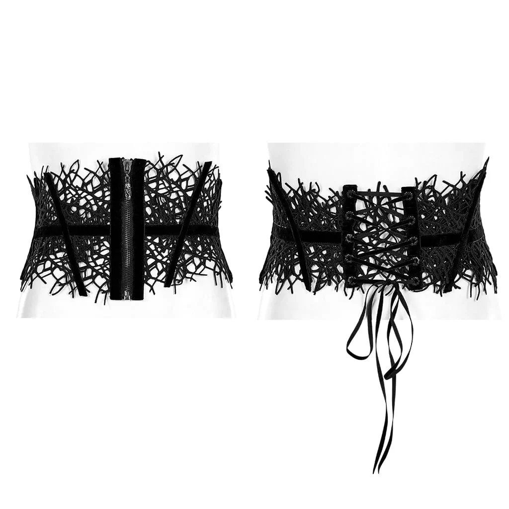 Women's Gothic Strappy Vine Belt - Image 5