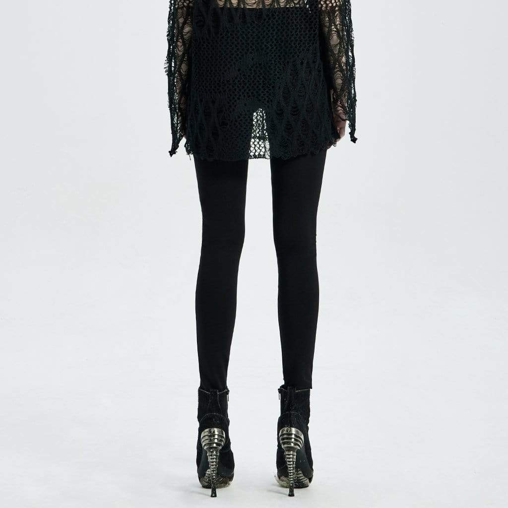 Women's Gothic Straps Leggings - Image 3