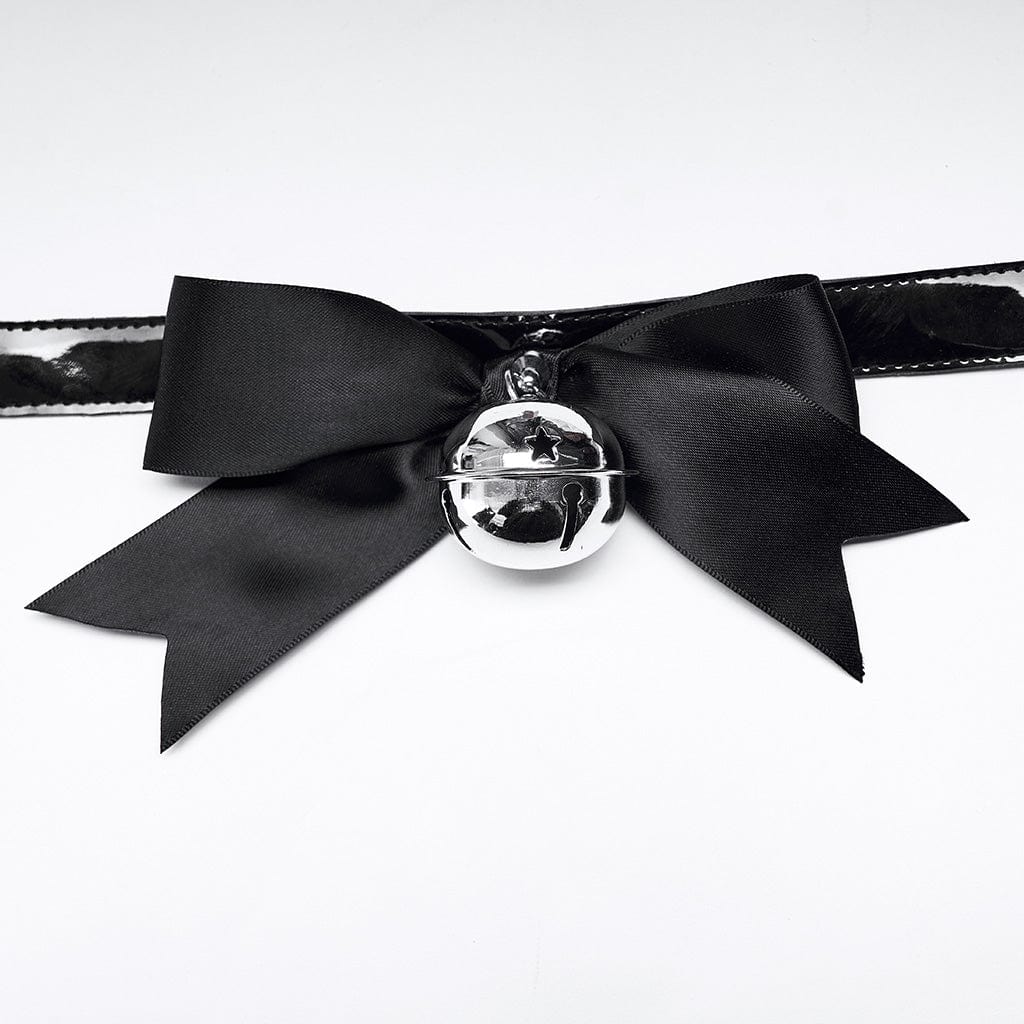 Women's Gothic Stripes Neckwear with Bell Choker - Image 8