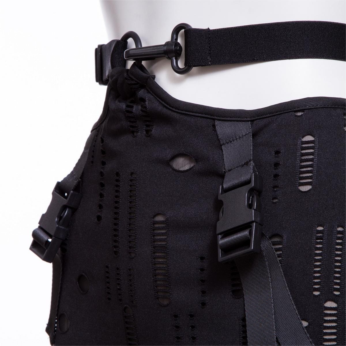 Women's Grunge Buckle Ripped Skirt - Image 8