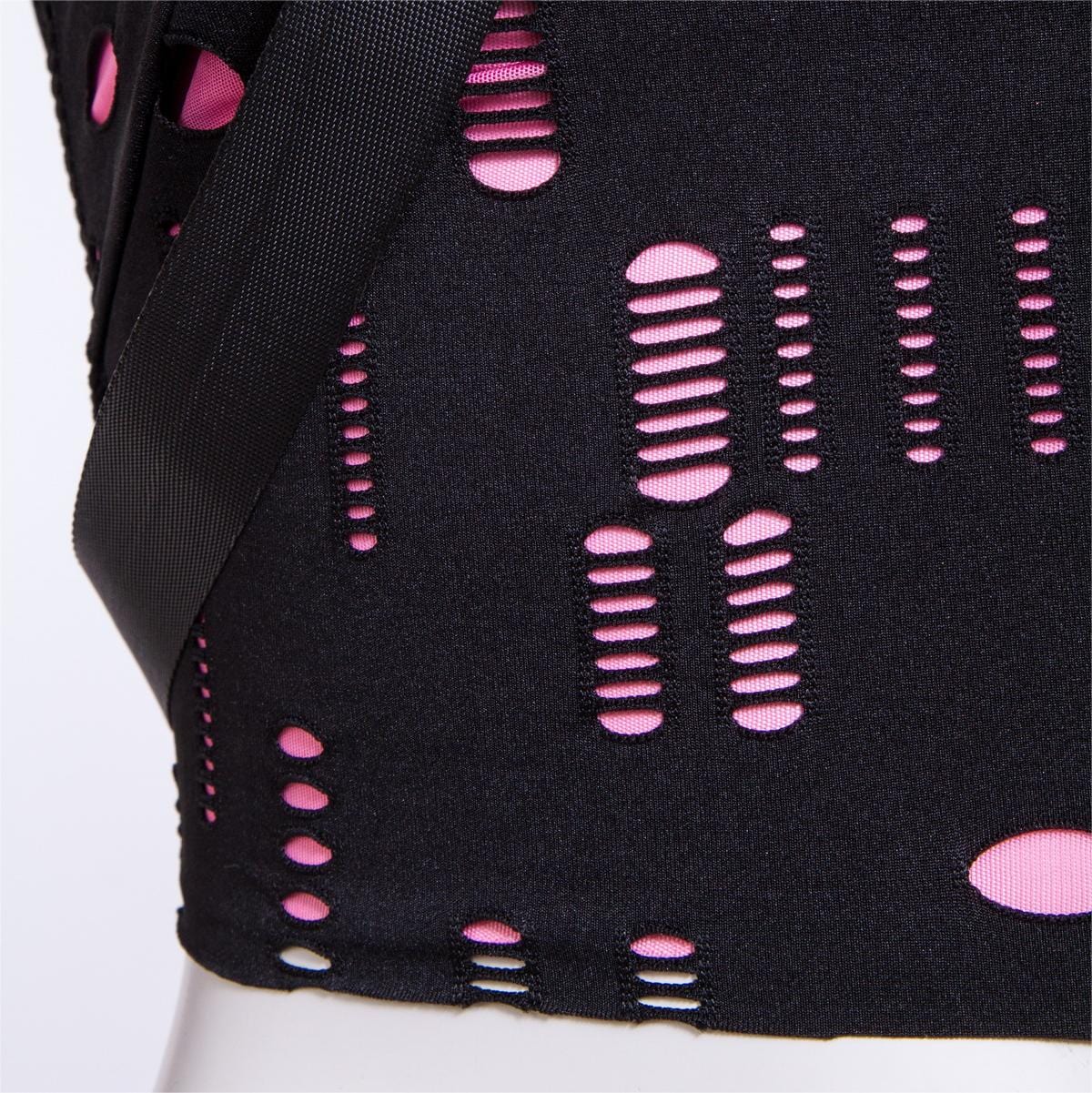 Women's Grunge Ripped Straps Splice Bustier - Image 7