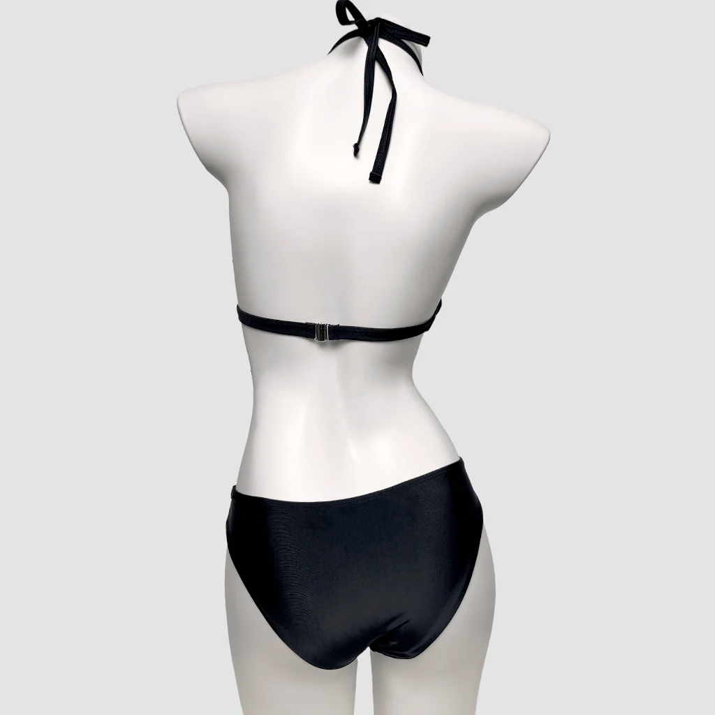 Women's Grunge Halter Cutout Two Piece Bikini Set - Image 4