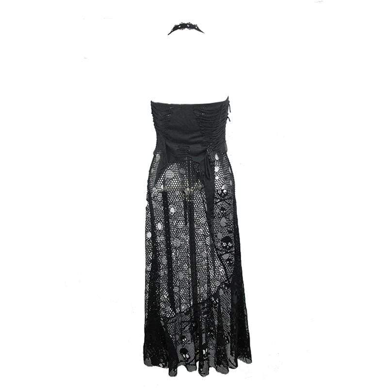 Women's Grunge Net Over Skirt - Image 6