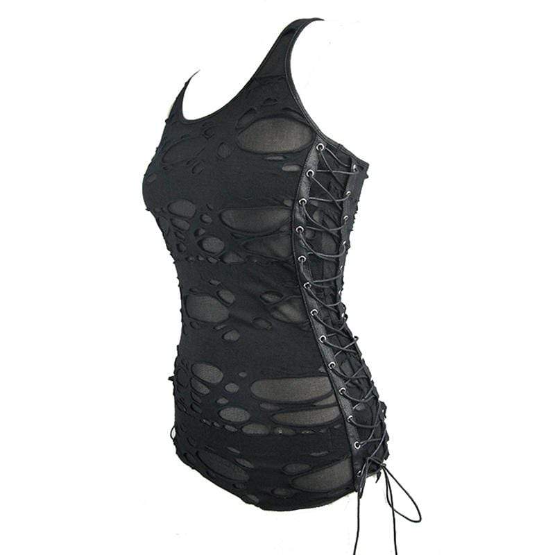 Women's Grunge Racer Back Top - Image 6