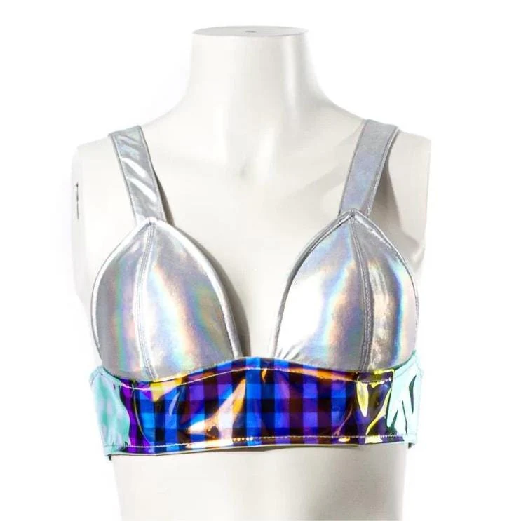 Women's Grunge Rainbow Bustier - Image 5