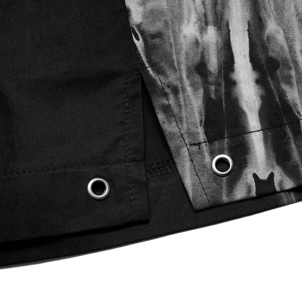 Women's Grunge Tie-dye Side Slit A-line Skirt - Image 9