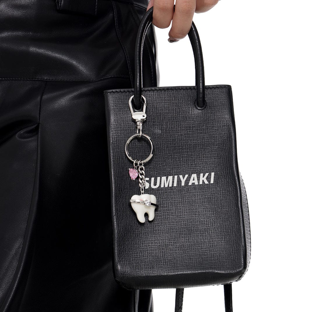 Women's Grunge Tooth Zircon Key Chain - Image 3