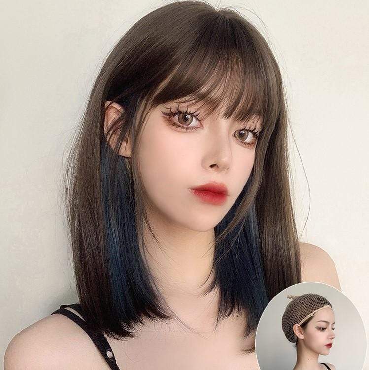 Women's Highlights Silky Straight Synthetics Hair Wig - Image 2